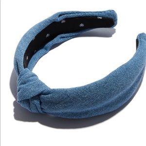 Never worn Denim Lele Sadoughi Headband